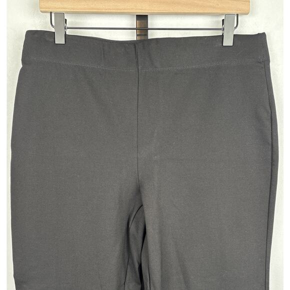 NEW Max Studio Pull On Ponte Knit Pants Womens XL Black Pull On Stretch Timeless - Picture 3 of 10